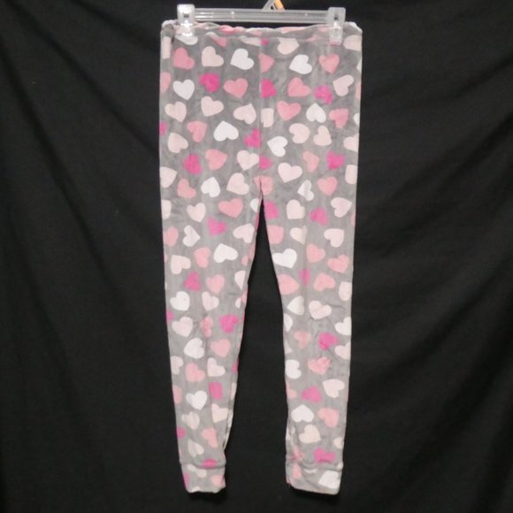 URBAN HERITAGE | medium | Microfleece Heart Print Pants | Stretchy Waistband - Picture 1 of 16